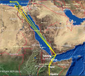 Les voyages de Rimbaud en Afrique